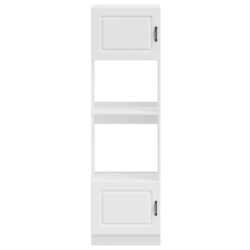 Armários forno 2 pcs kalmar derivados de madeira branco