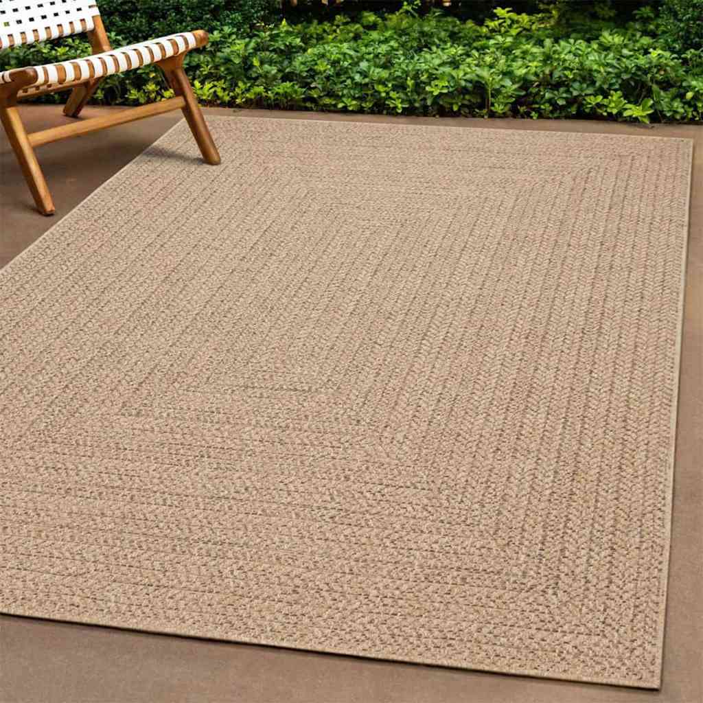 Tapete zizur 80x250 cm aspeto de juta interior e exterior