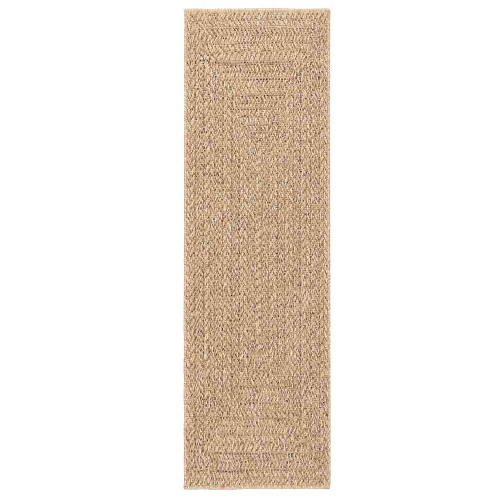 Tapete zizur 80x250 cm aspeto de juta interior e exterior
