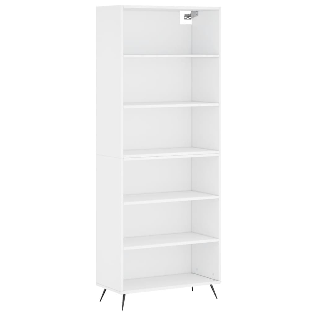 Armário alto 69,5x32,5x180 cm derivados de madeira branco
