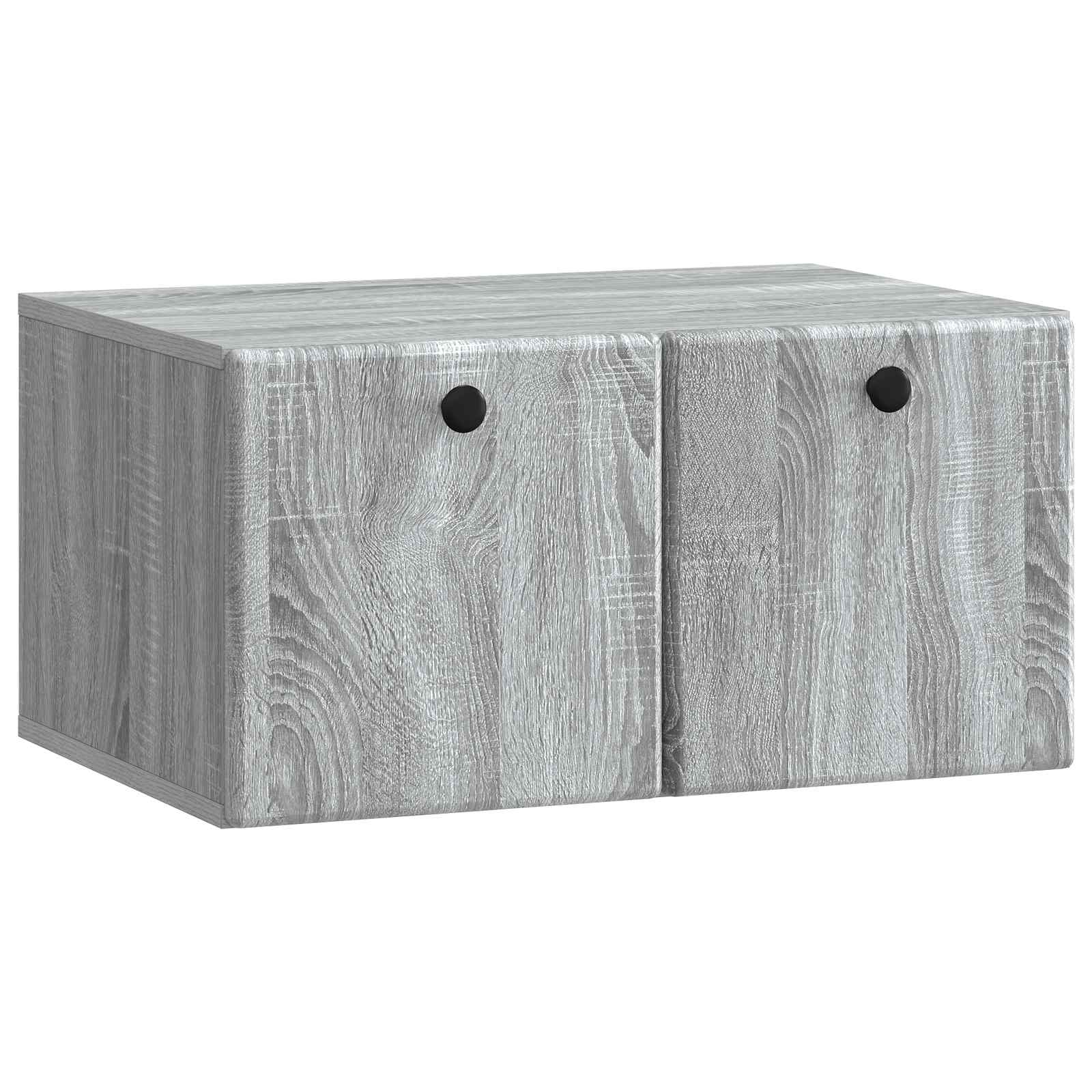 Gabinete de TV de parede 59,5 x 41 x 30 cm sonoma cinzento
