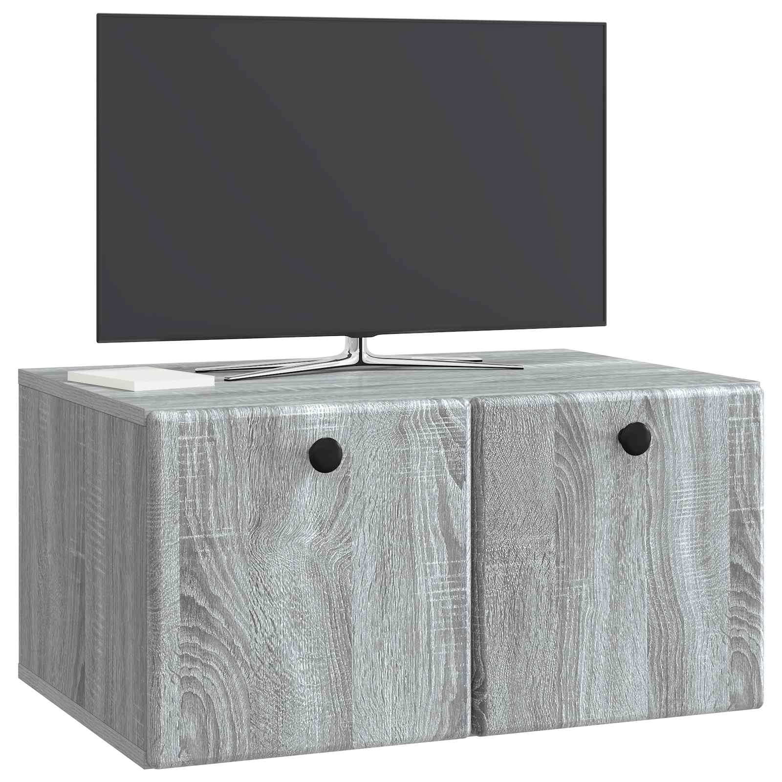 Gabinete de TV de parede 59,5 x 41 x 30 cm sonoma cinzento