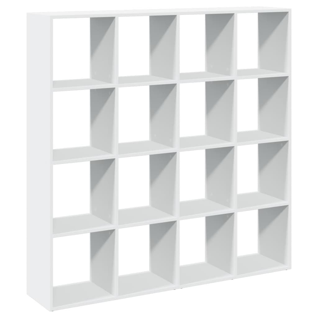 Estante 137,5x29x137,5 cm contraplacado branco