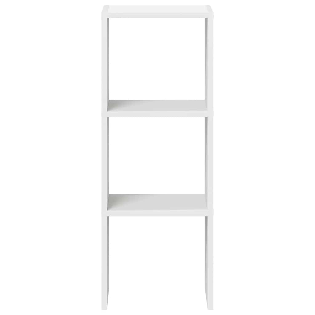 Estante empilháveis 30x30x80 cm derivados de madeira branco