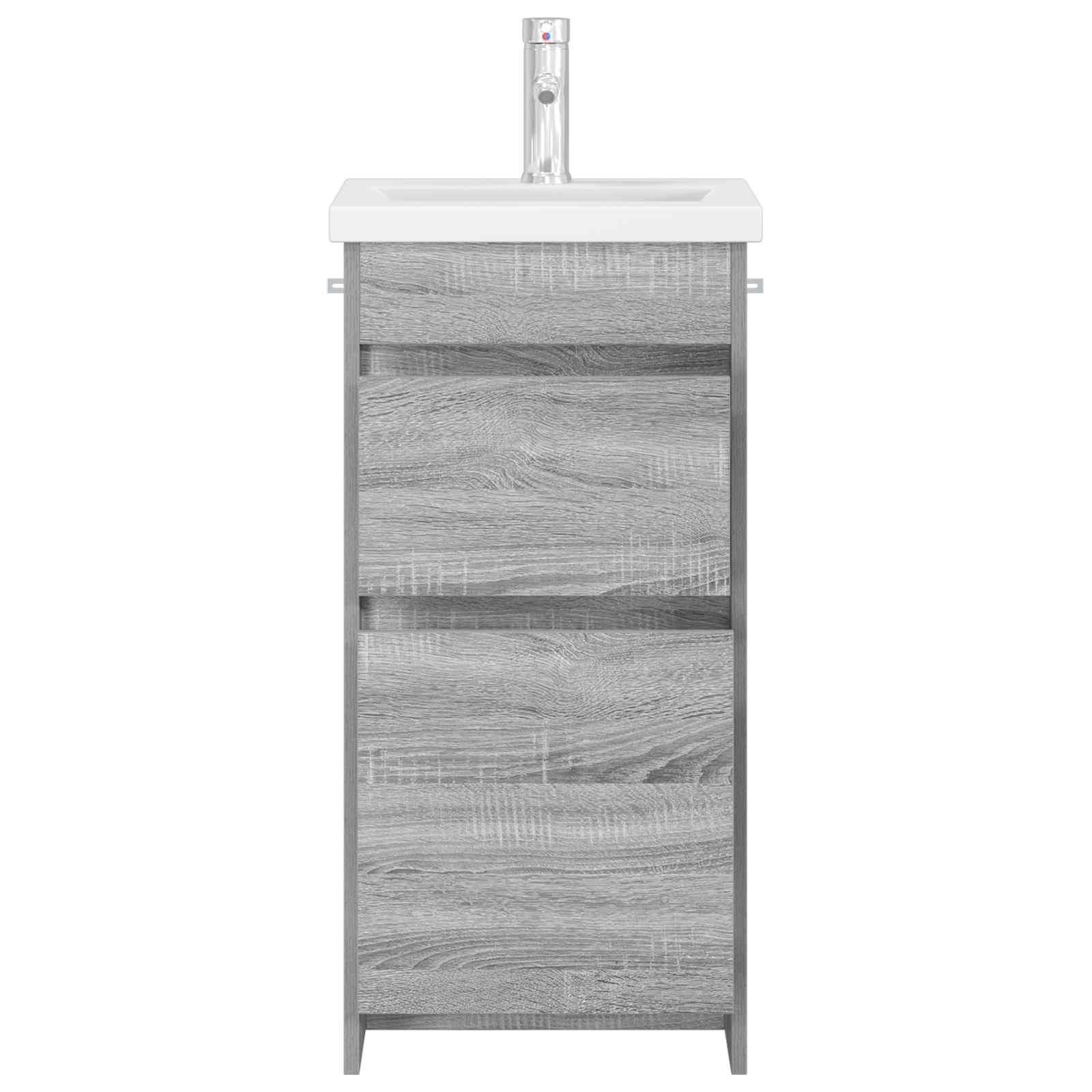 Gabinete de banheiro com pia sonoma cinzento 42 x 40 x 84,5 cm