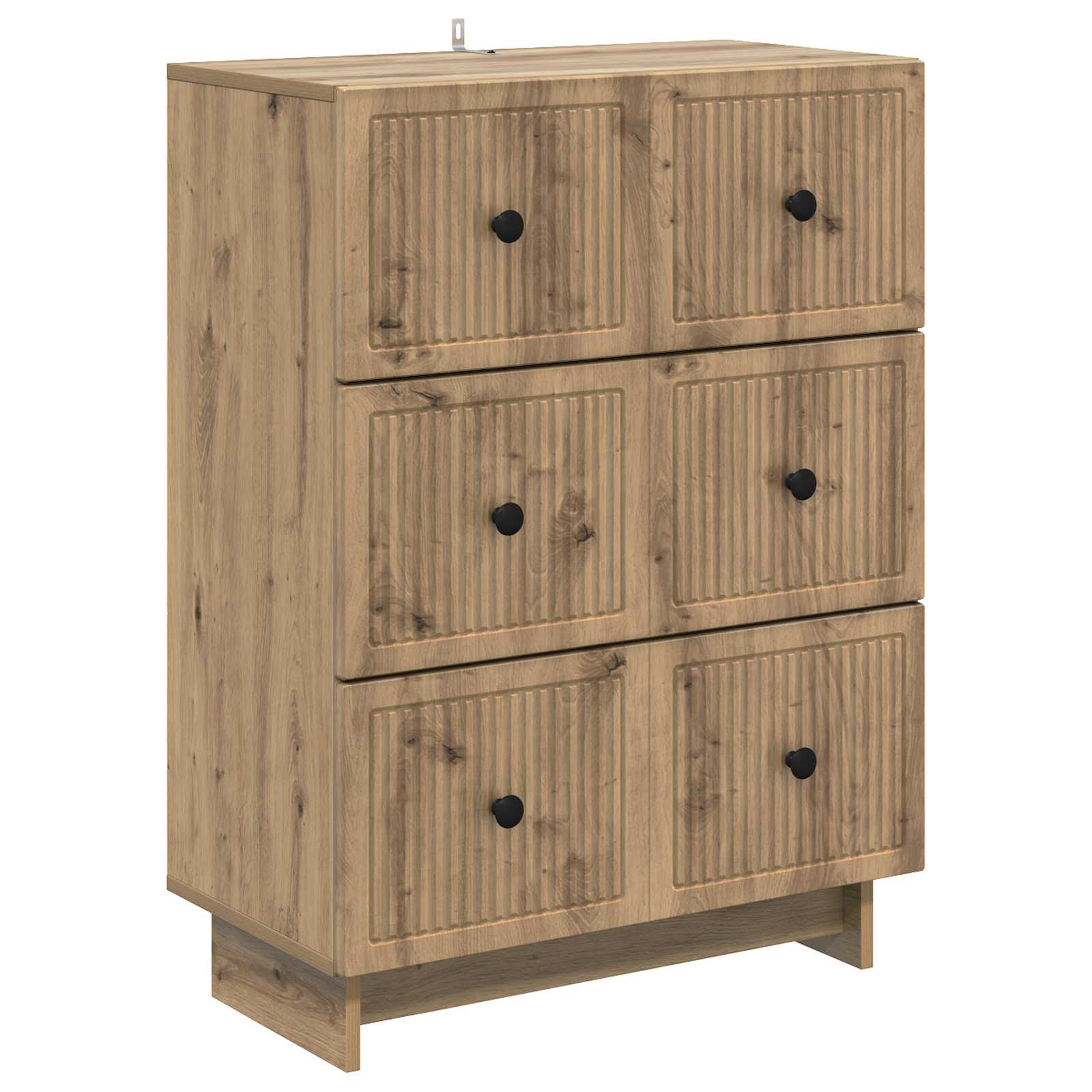 Gabinete de gavetas 66 x 34,5 x 90 cm derivados de madeira