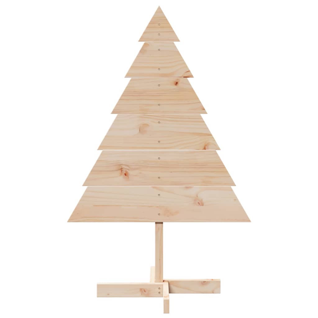 Árvore de natal em madeira decorativa 110 cm madeira maciça