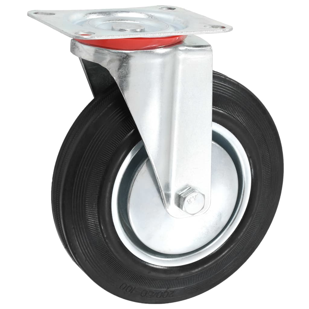 16 Pcs rodas giratórias 200 mm