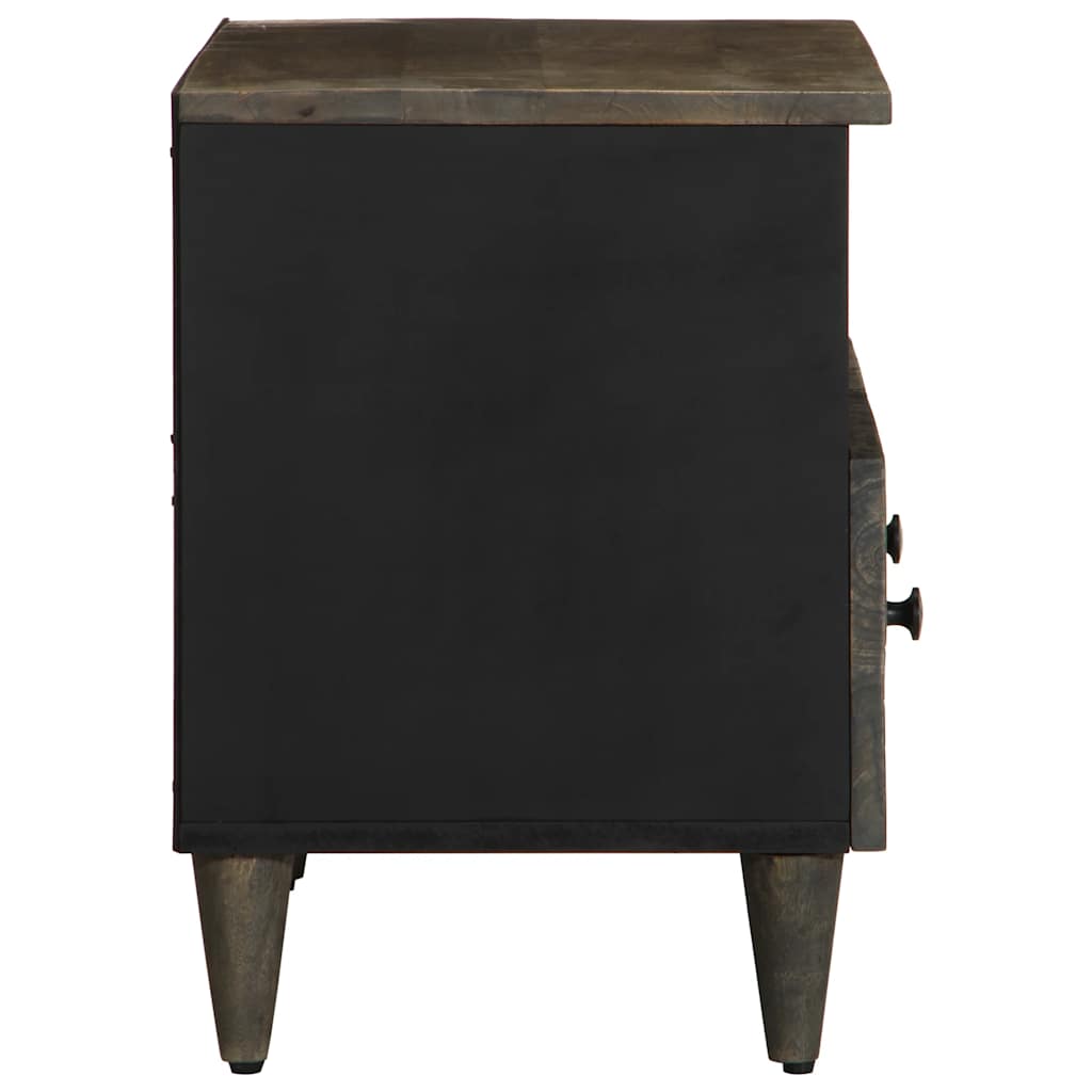 Móvel TV cinzento claro 70x33,5x46 cm madeira mangueira maciça