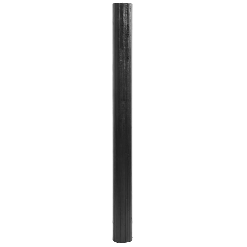 Tapete retangular 80x100 cm bambu cinzento