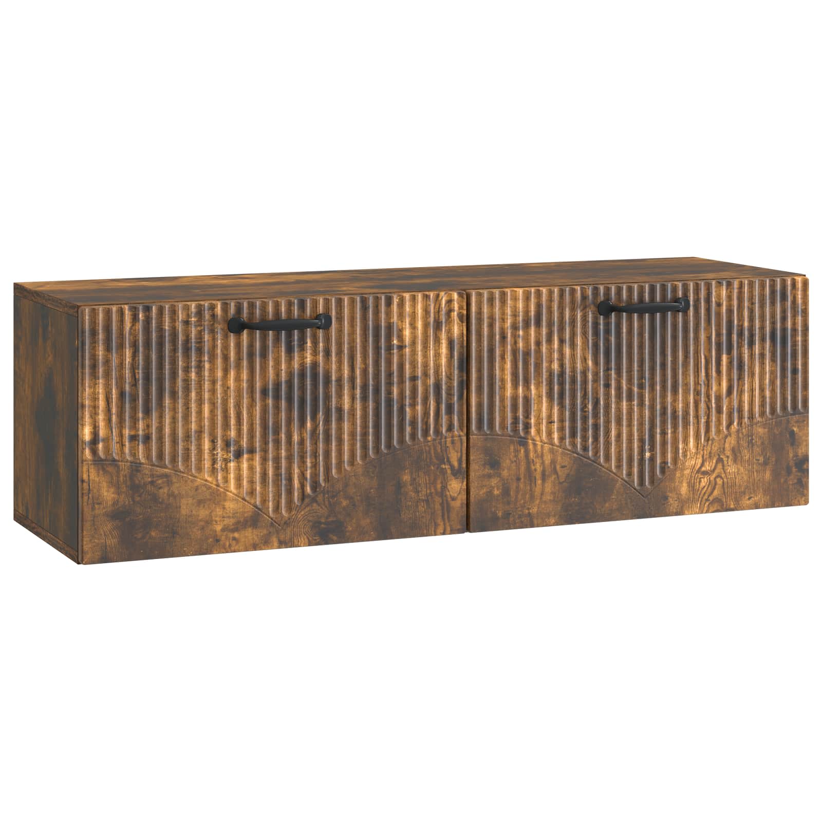 Gabinete de TV de parede carvalho fumado 98 x 31 x 30 cm