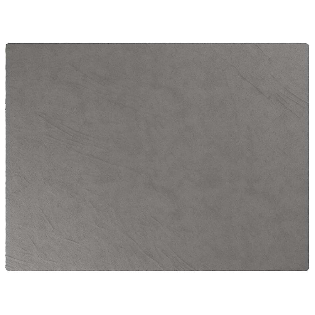 Manta pesada c/ cobertura 7 kg 150x200 cm tecido cinza