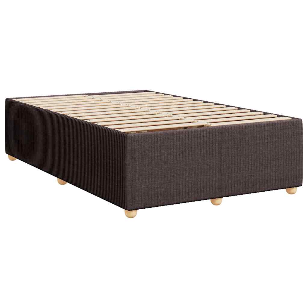 Estrutura de cama sem colchão 120x190cm castanho escuro
