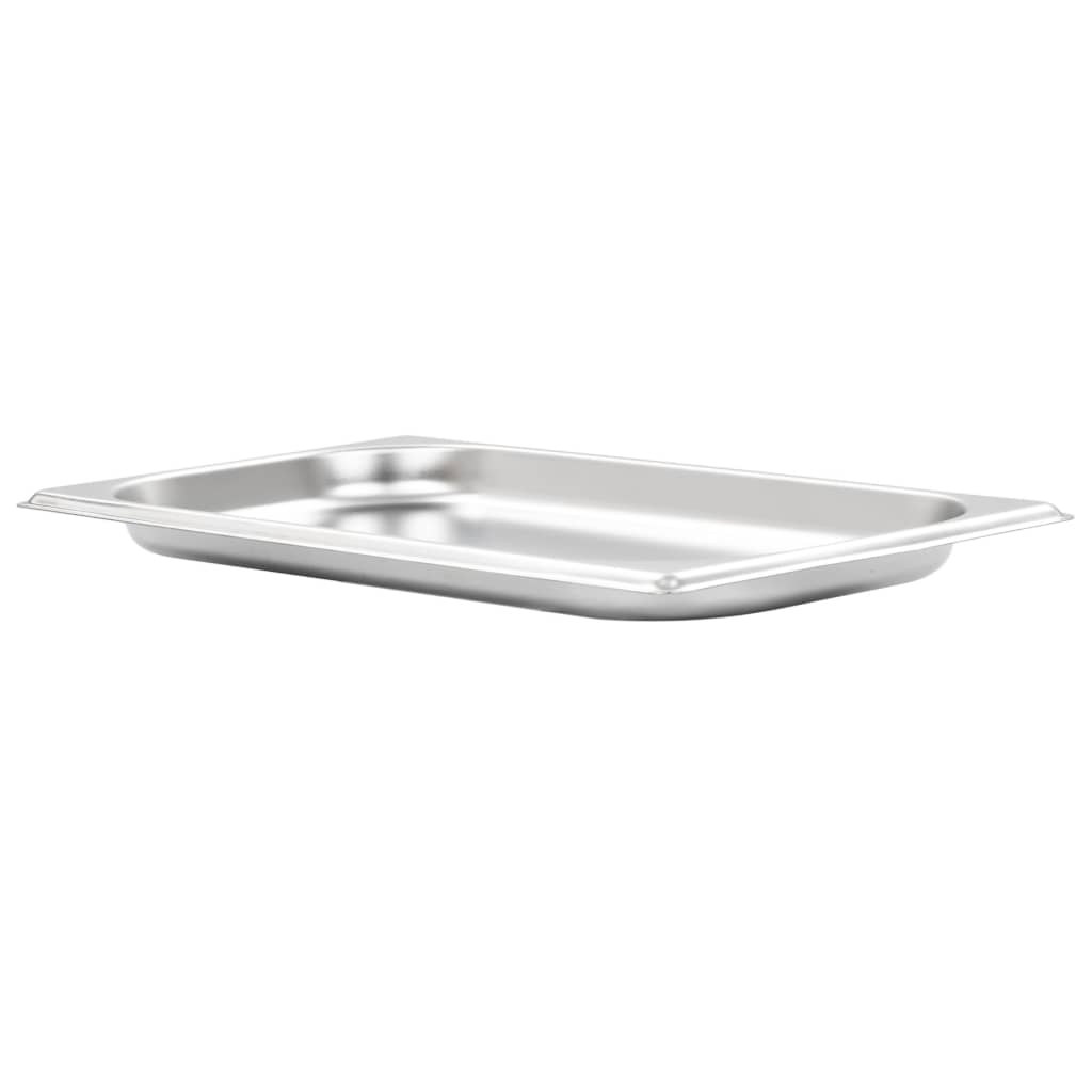 Recipientes gastronorm 12 pcs gn 1/3 20 mm aço inoxidável
