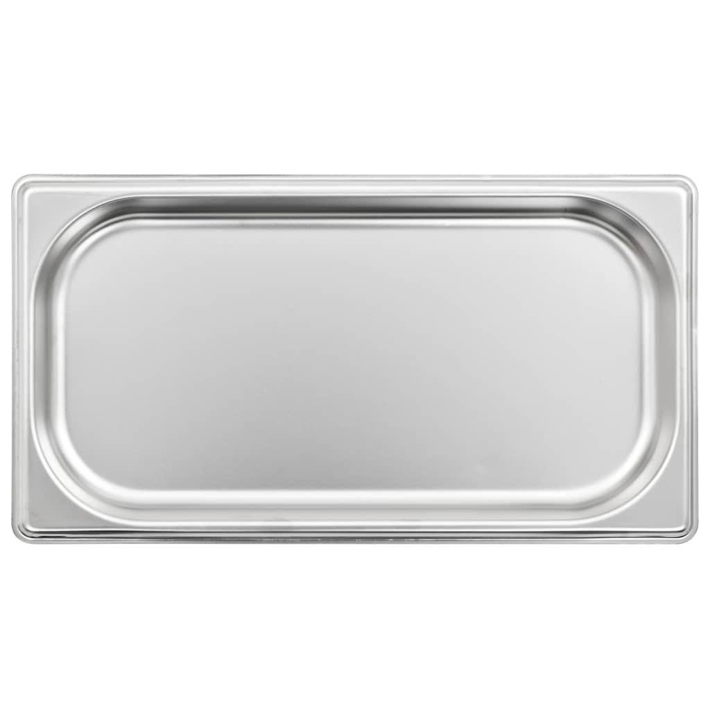 Recipientes gastronorm 12 pcs gn 1/3 20 mm aço inoxidável