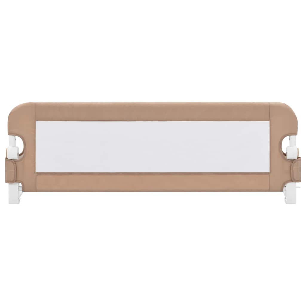 Barra segur. cama infantil 120x42cm poliéster cinza-acastanhado