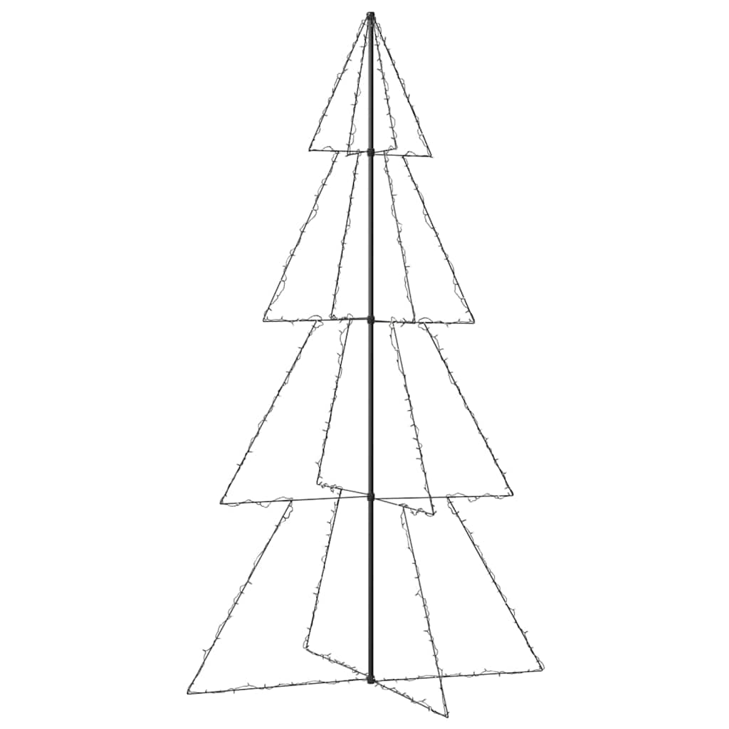 Árvore de natal em cone 360 leds 143x250 cm interior e exterior