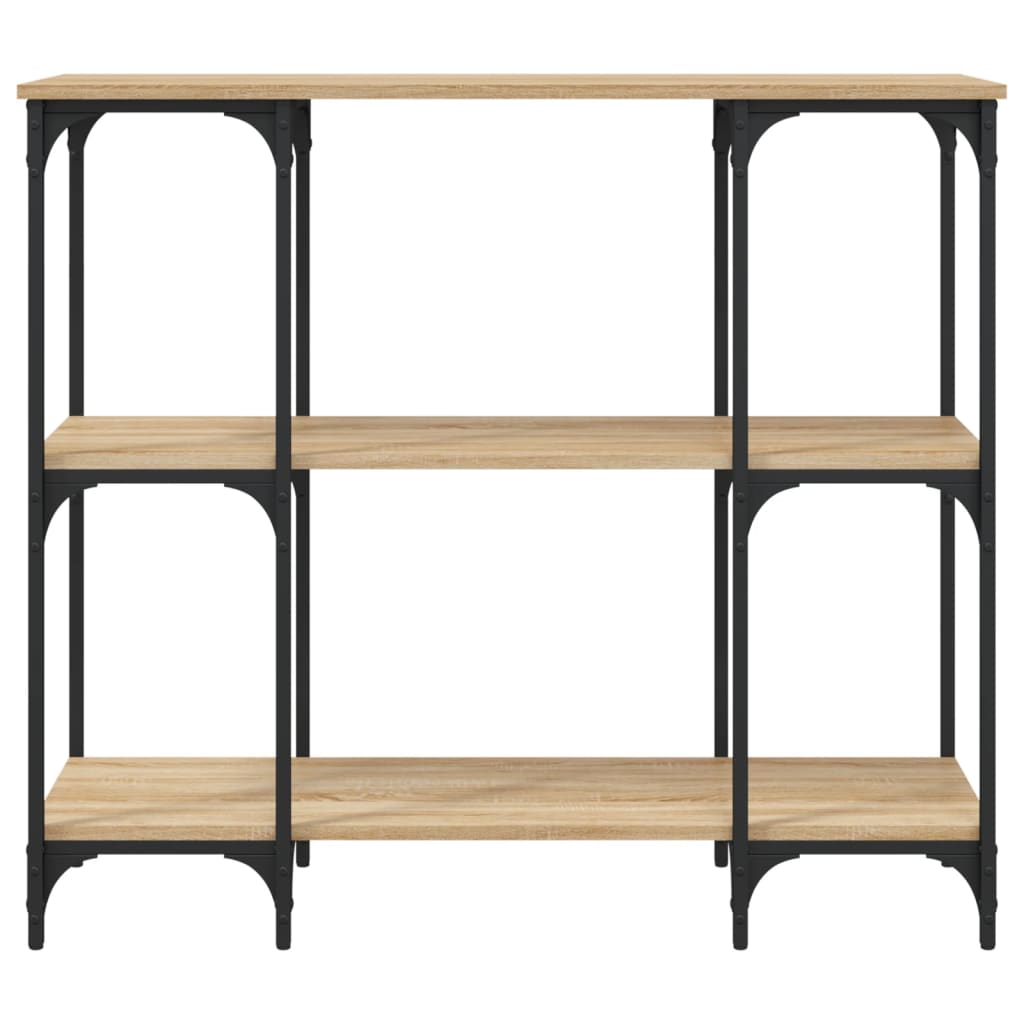 Mesa consola 102x35x90 cm derivados de madeira carvalho sonoma