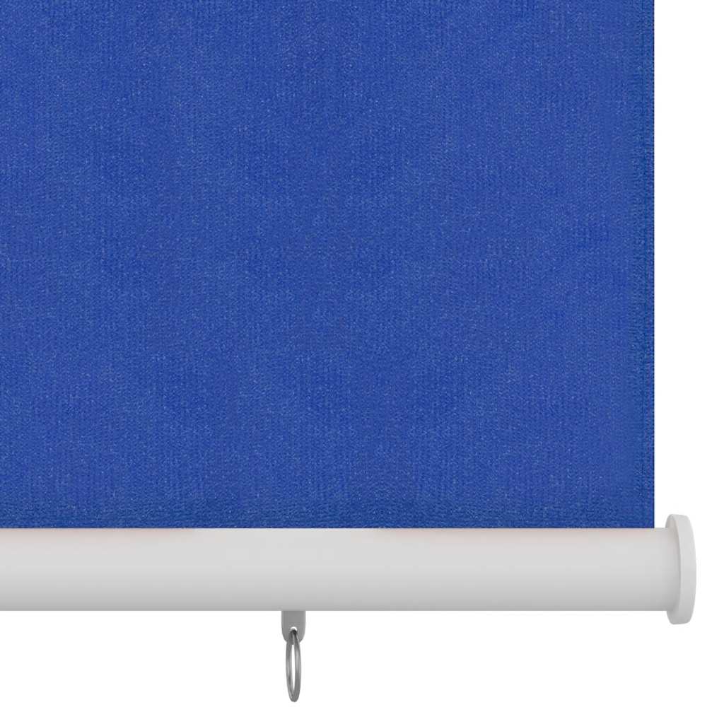 Estore de rolo para exterior 355 (l) x 140 (a) cm azul HDPE