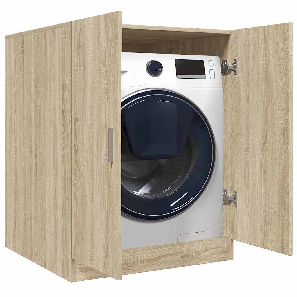 Armário p/ máquina lavar roupa 70,5x71,5x91,5cm carvalho sonoma