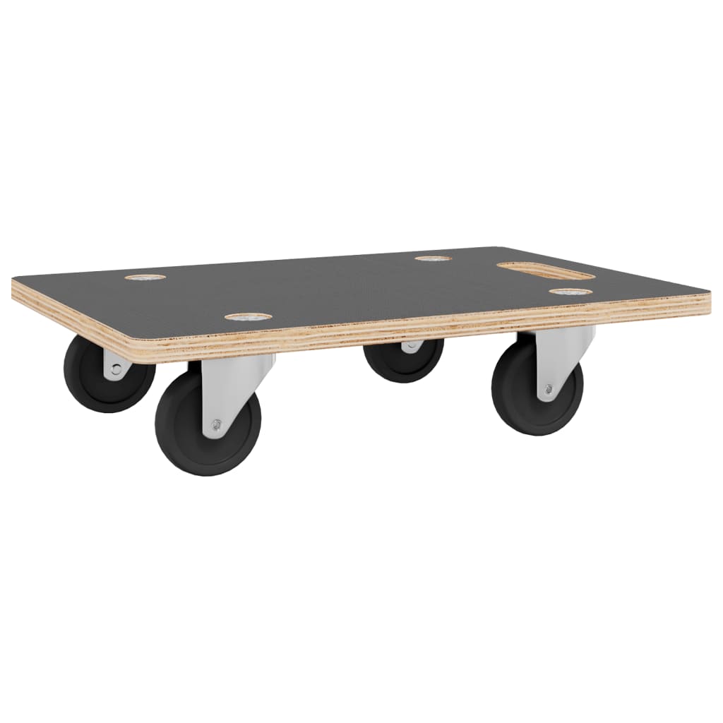 Carrinhos de transporte 2 pcs retangular 80x55x11,5 cm 250 kg