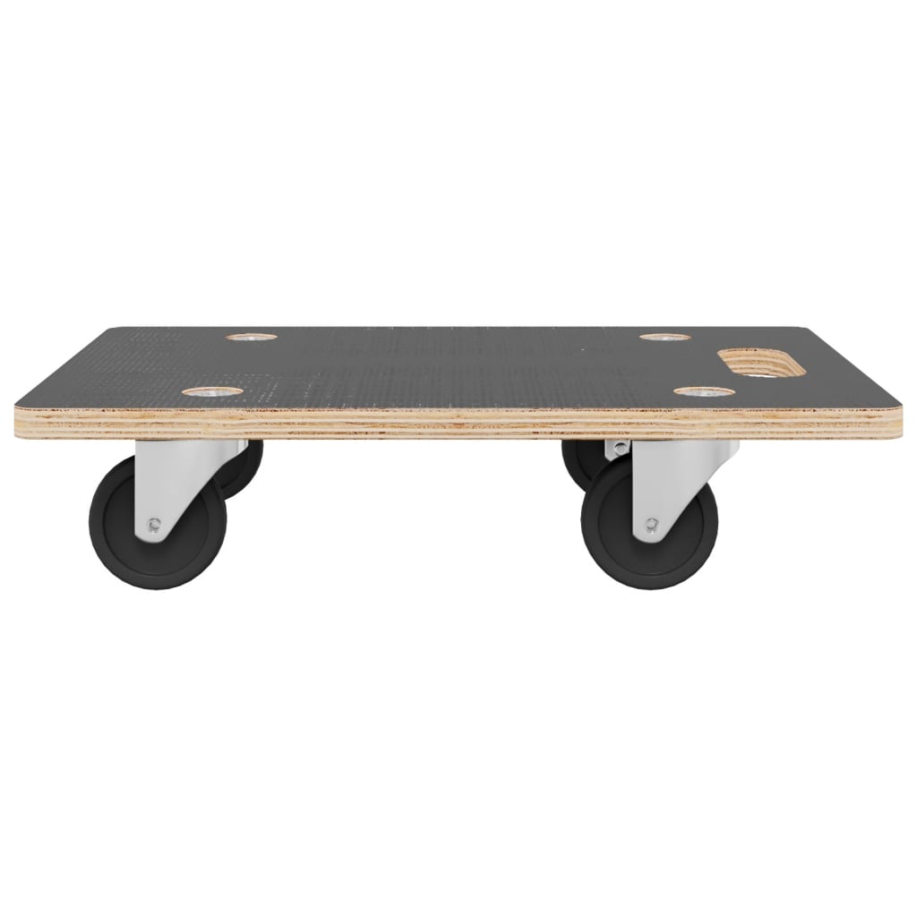 Carrinhos de transporte 2 pcs retangular 80x55x11,5 cm 250 kg