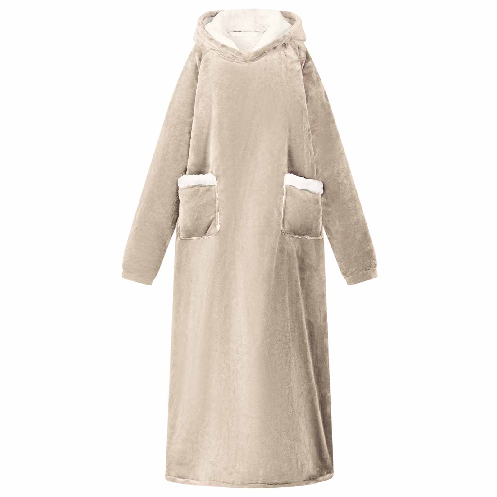 Sweatshirt manta bege l fleece e flanela