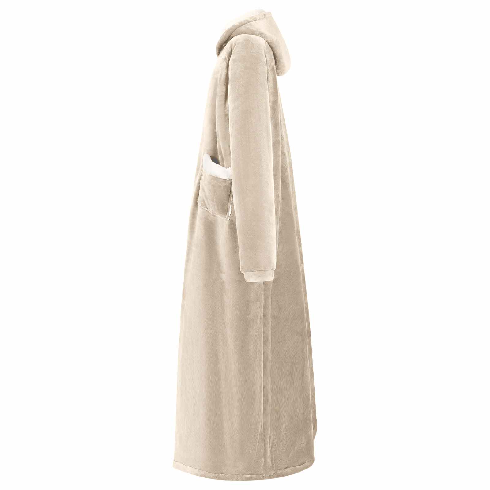 Sweatshirt manta bege l fleece e flanela
