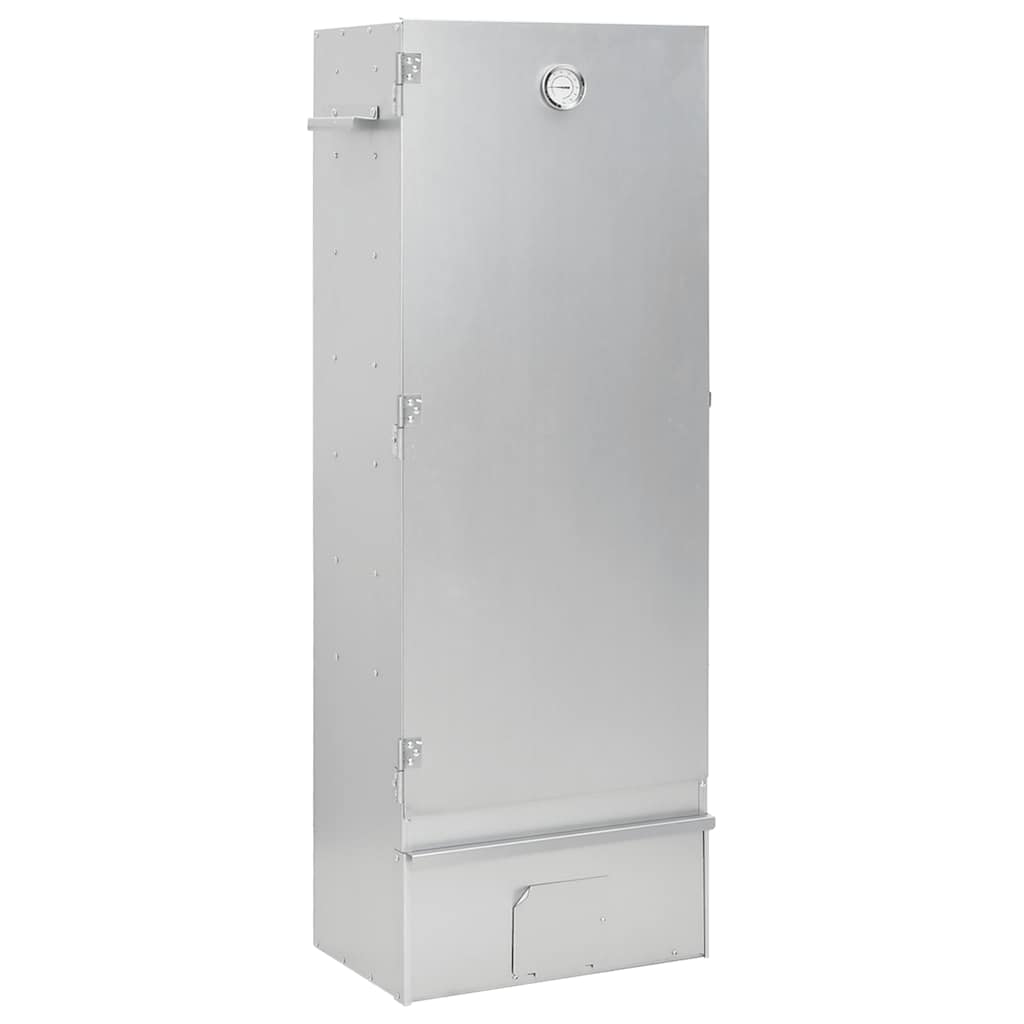 Defumador bbq c/ aparas madeira 44,5x29x110 cm aço galvanizado