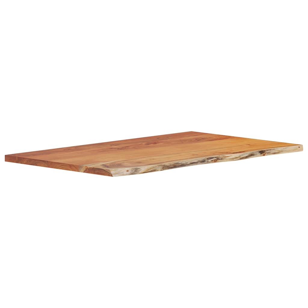 Bancada de casa de banho retangular 90x60x2,5 cm acácia maciça