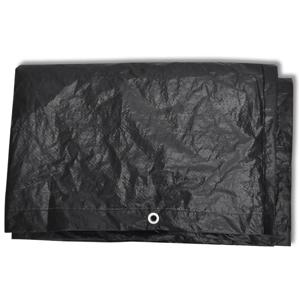 Conjunto capas p/ mobiliário jardim 2 pcs 10 ilhós 229x113 cm