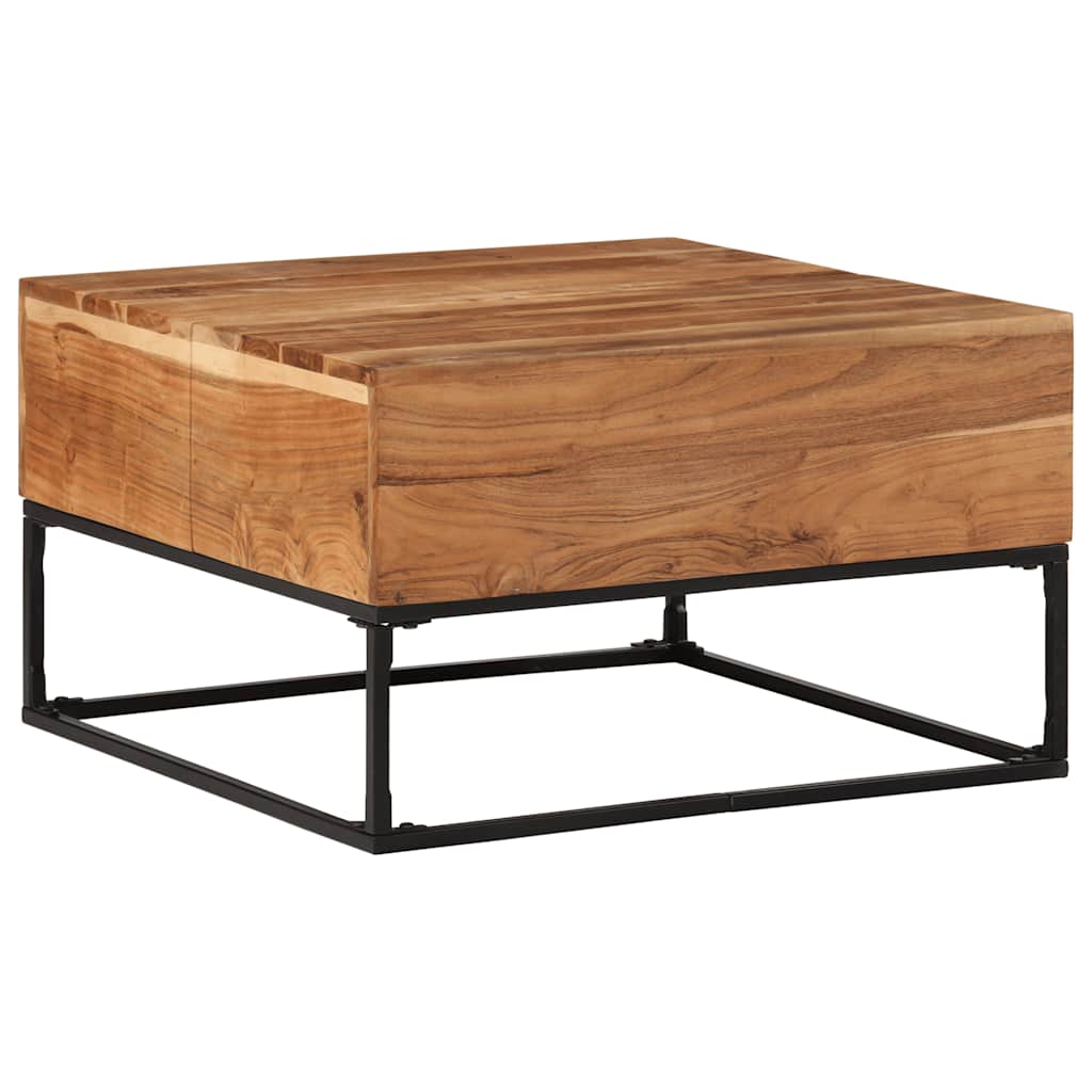 Mesa de centro 68x68x41 cm madeira de acácia maciça