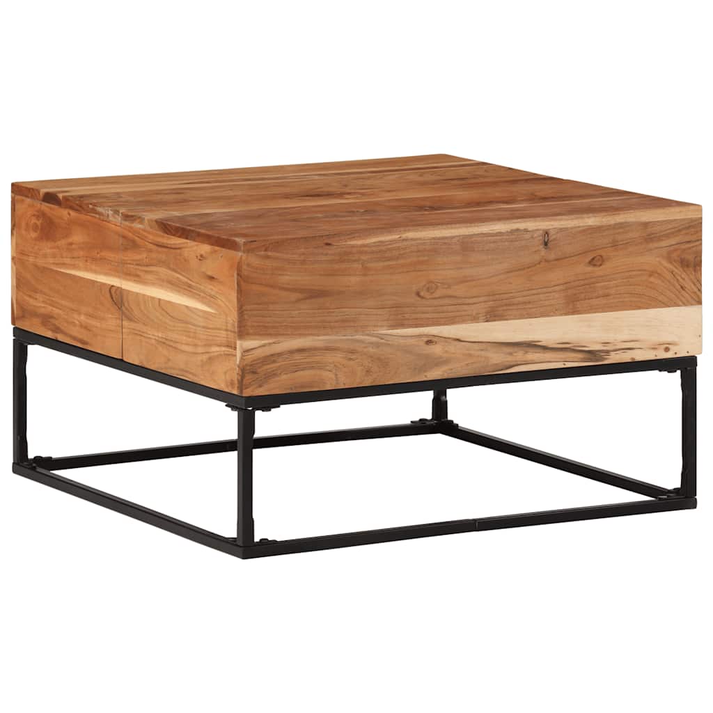 Mesa de centro 68x68x41 cm madeira de acácia maciça