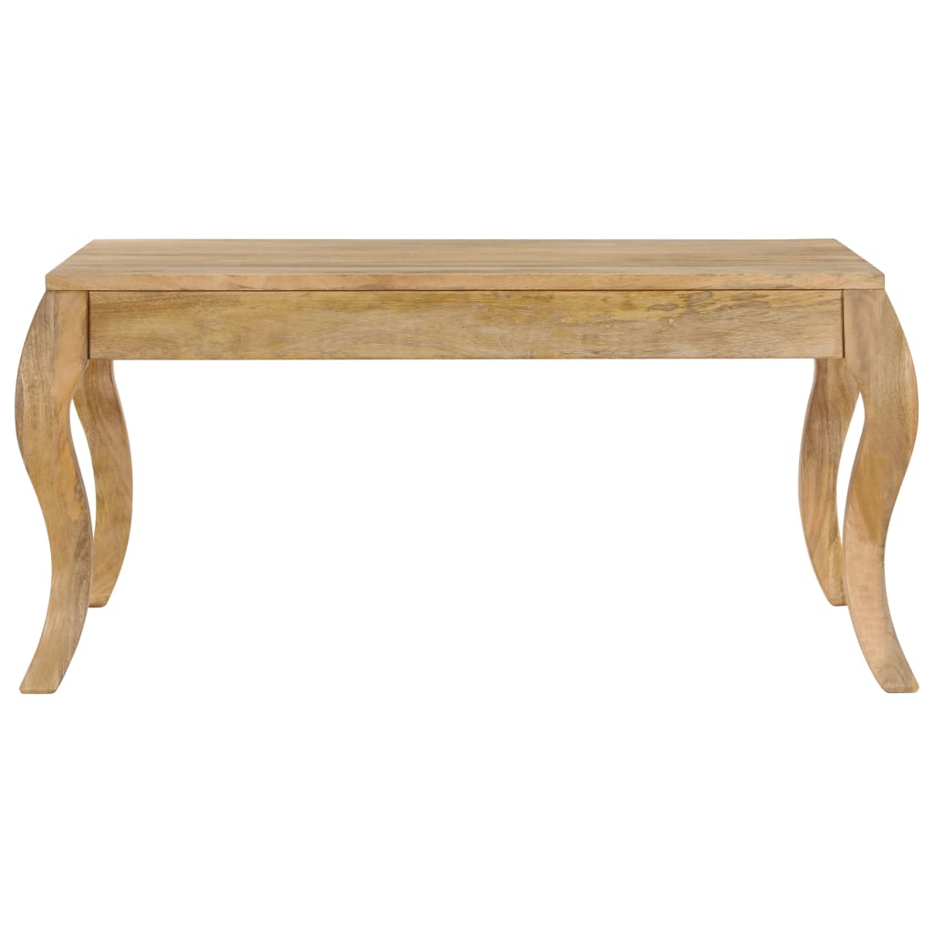 Mesa de centro 80x80x40cm madeira mangueira maciça