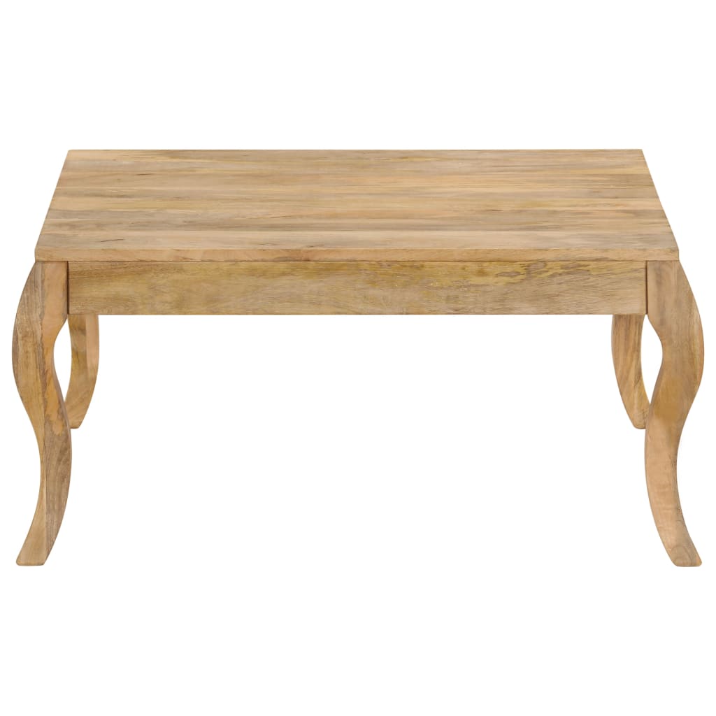 Mesa de centro 80x80x40cm madeira mangueira maciça