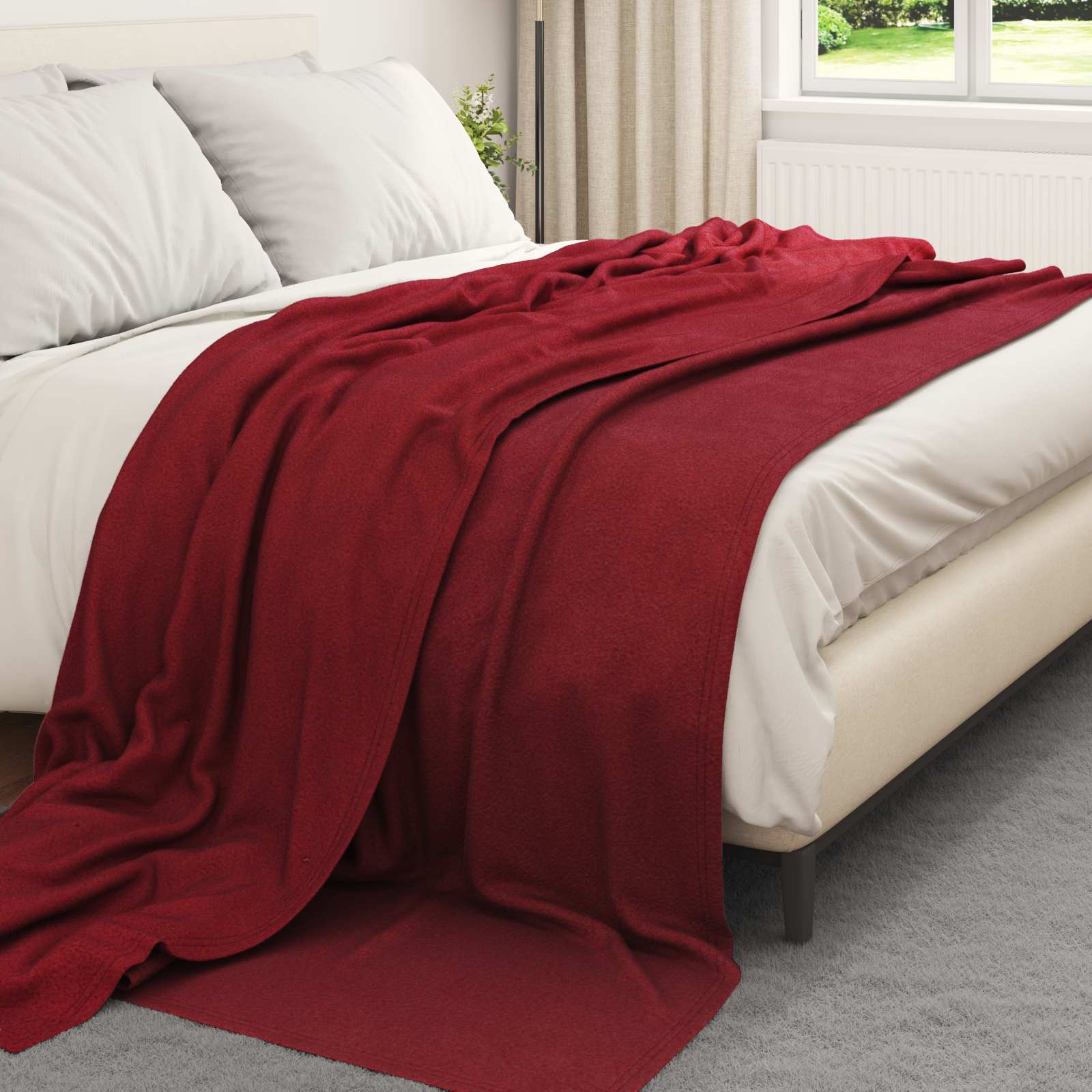 Cobertores de sofá 6 unid. vermelho bordeaux 270 x 240 cm 5.08