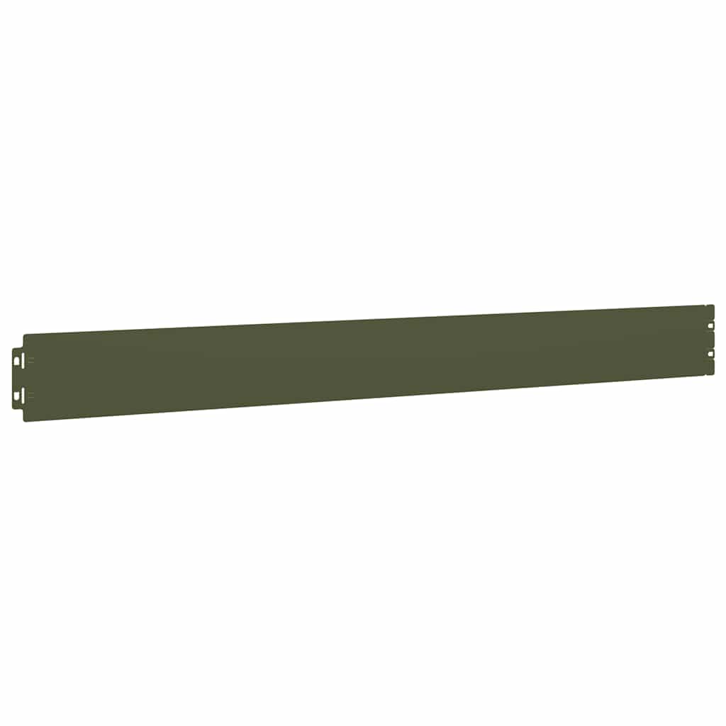 Orlas relva 50 pcs verde azeitona 10x103 cm aço laminado a frio