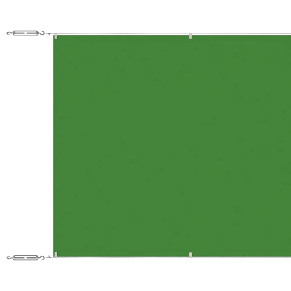 Toldo vertical 100x600 cm tecido oxford verde-claro