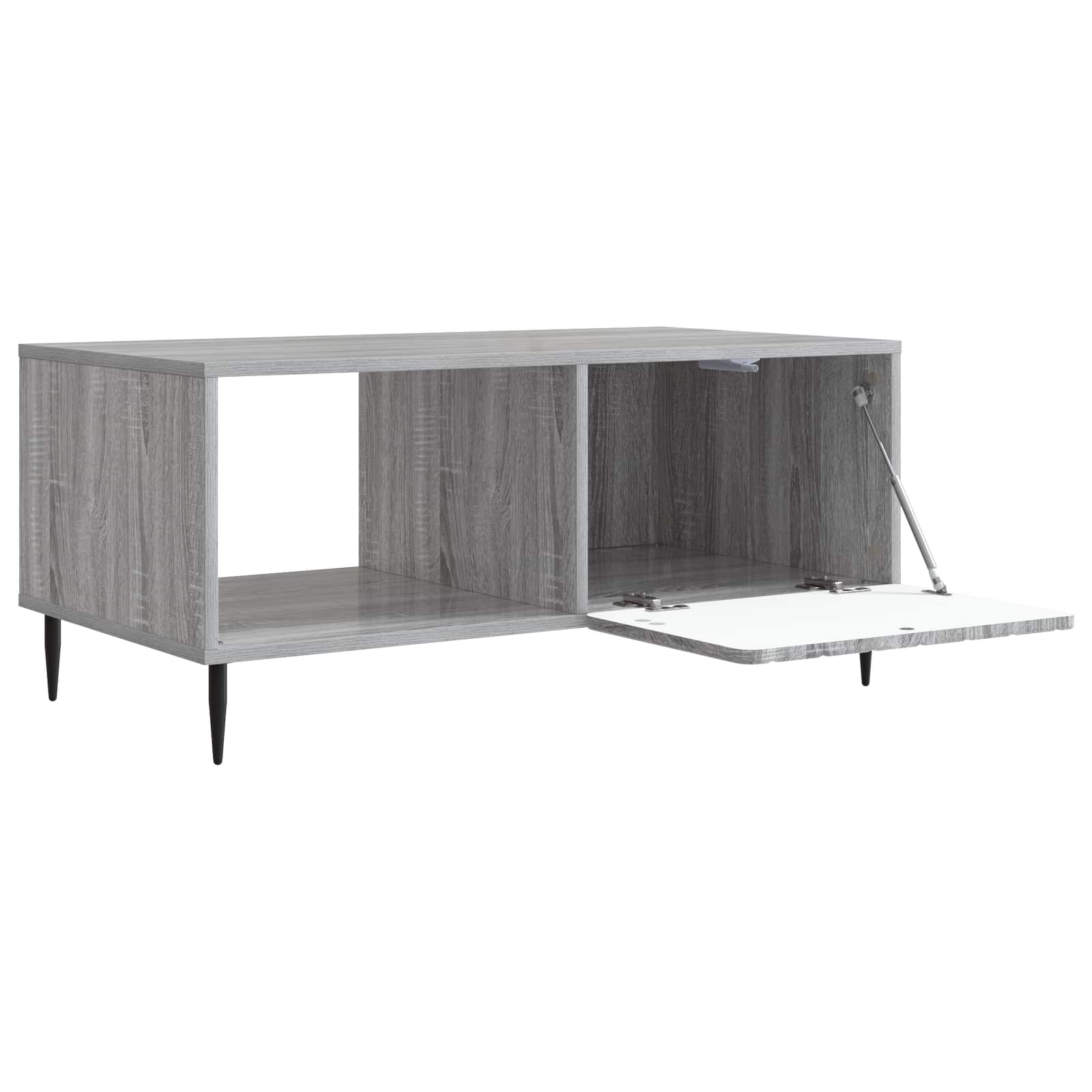 Mesa de centro sonoma cinzento 90 x 50 x 40 cm