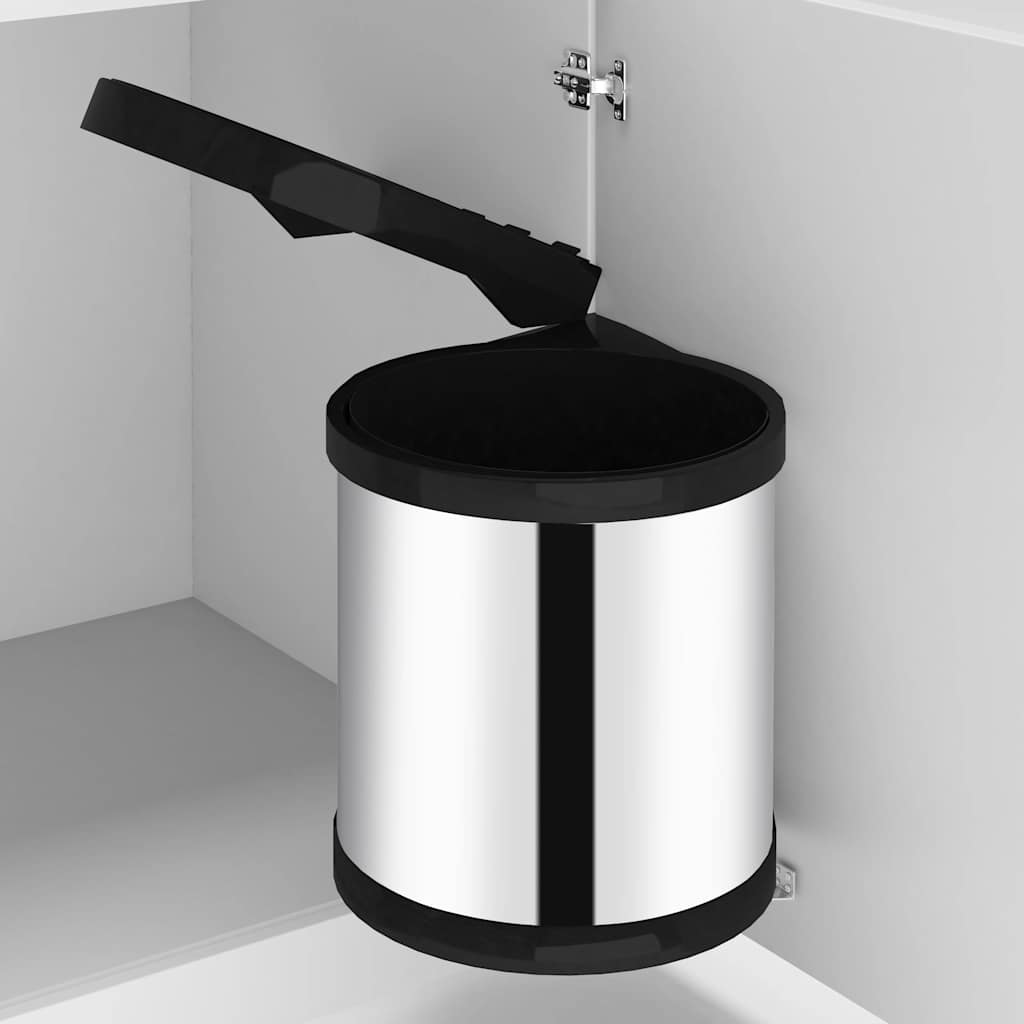 Caixote do lixo para cozinha embutido aço inoxidável 8 l