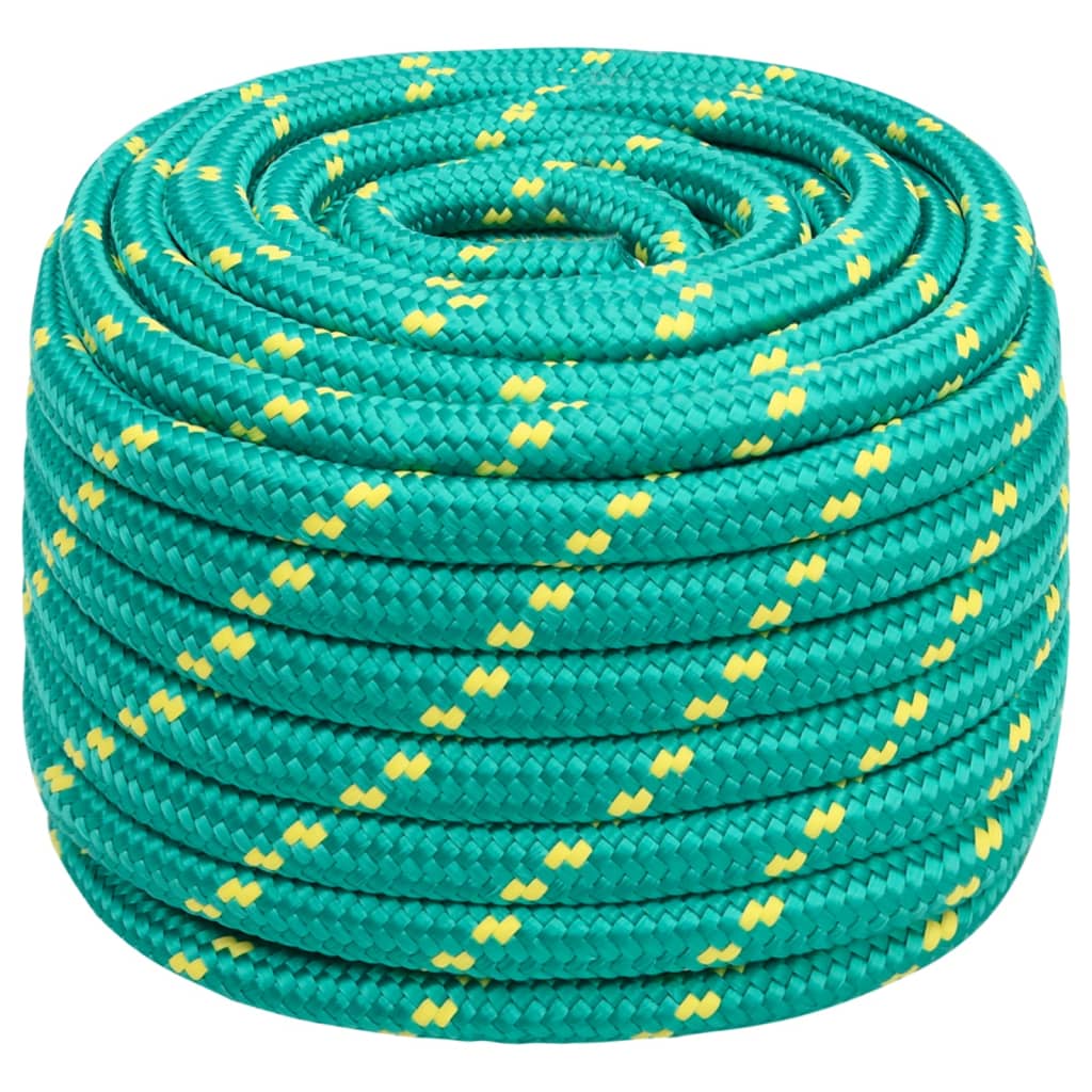 Corda de barco 20 mm 25 m polipropileno verde