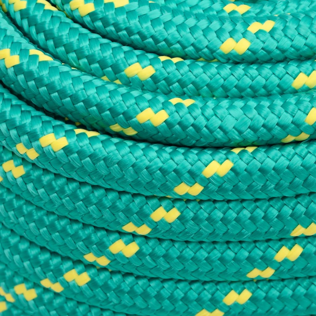Corda de barco 20 mm 25 m polipropileno verde