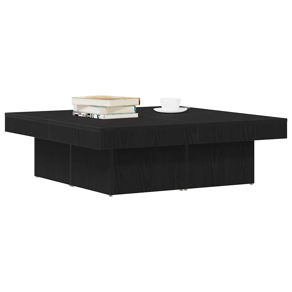 Mesa de centro carvalho preto 90 x 90 x 28 cm