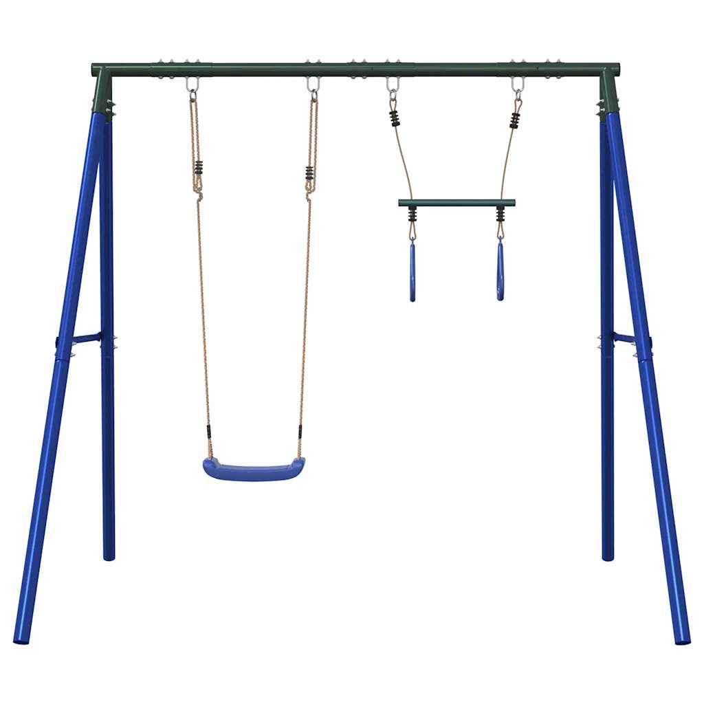 Conjunto de baloiço para exterior com um baloiço e trapézio