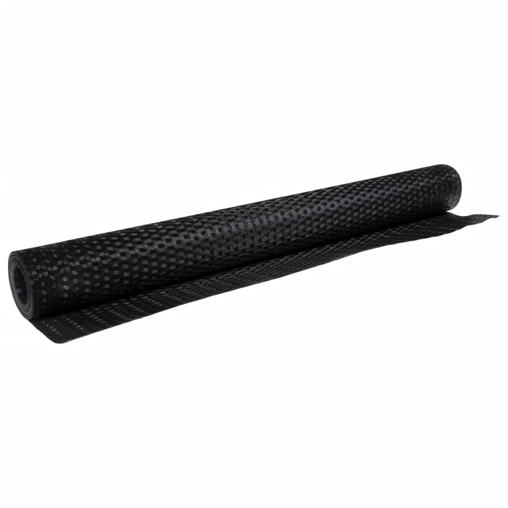 Tela de varanda 400x90 cm vime PE preto
