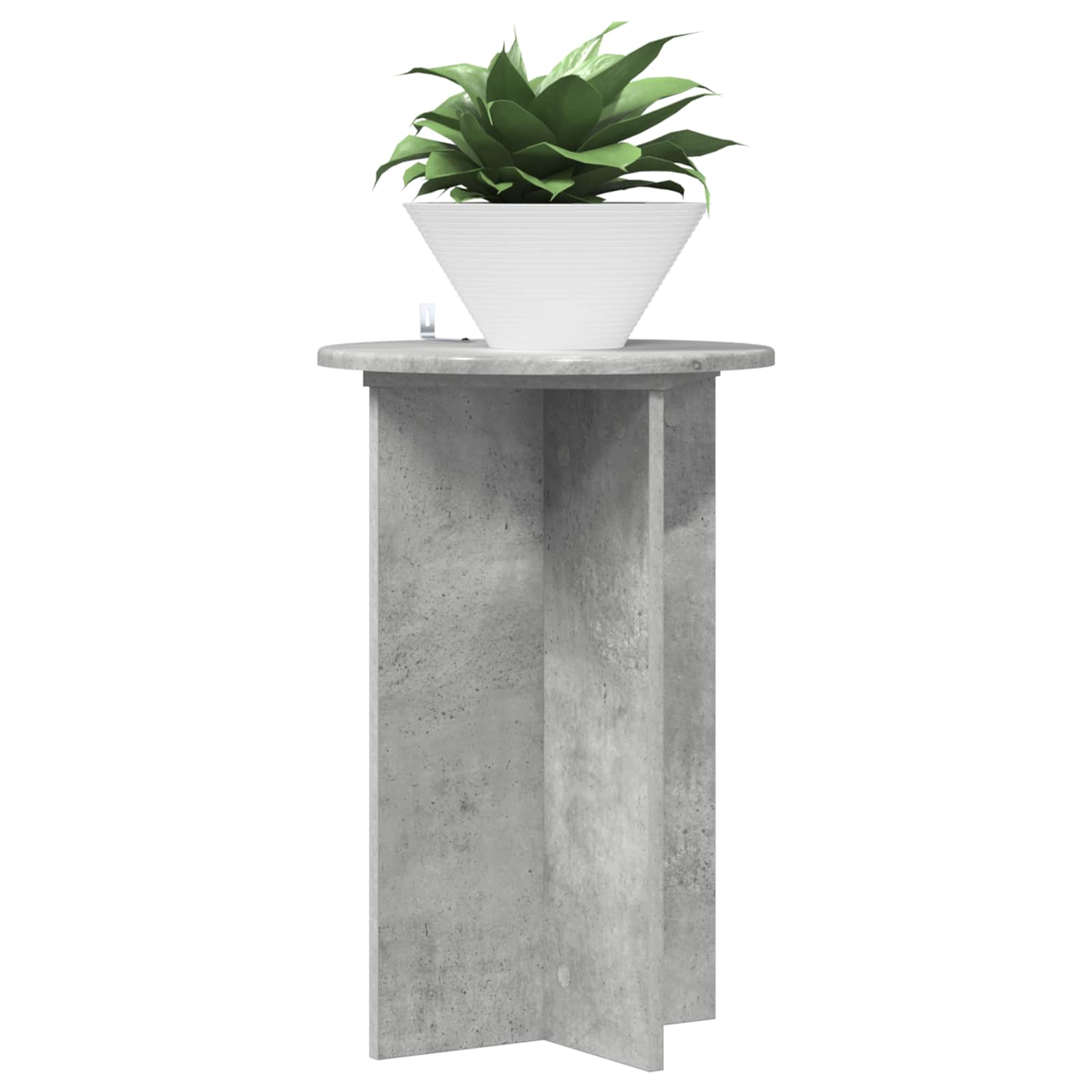 Suporte para plantas 2 unid. cinzento cimento ø40 x 60 cm