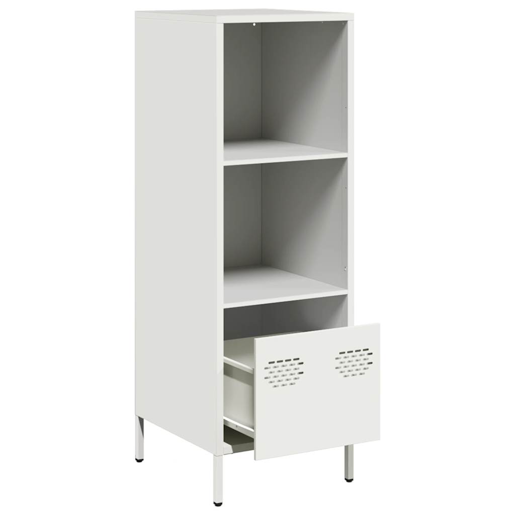 Móvel alto 35x39x103,5 cm aço branco