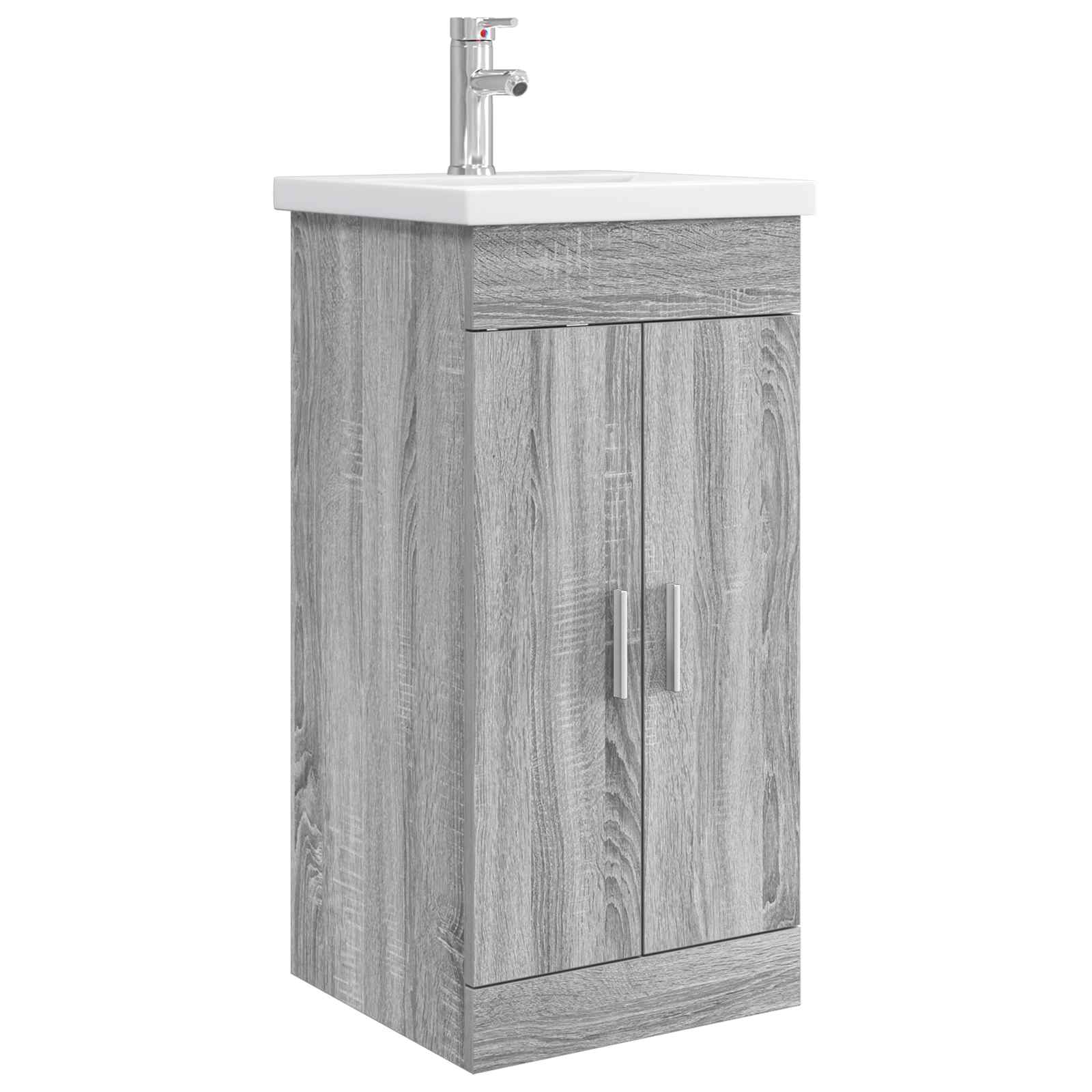 Gabinete de banheiro com pia sonoma cinzento 42 x 40 x 84,5 cm