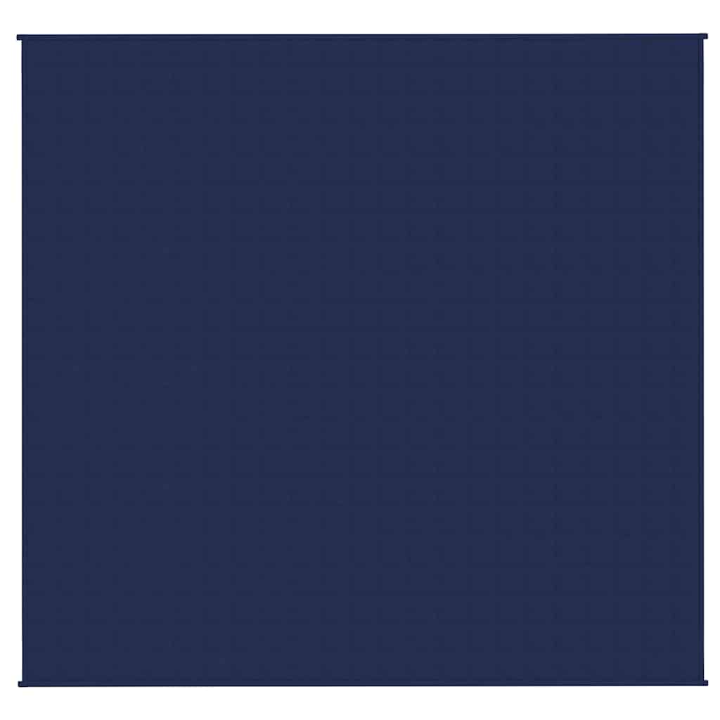 Manta pesada 15 kg 220x235 cm tecido azul