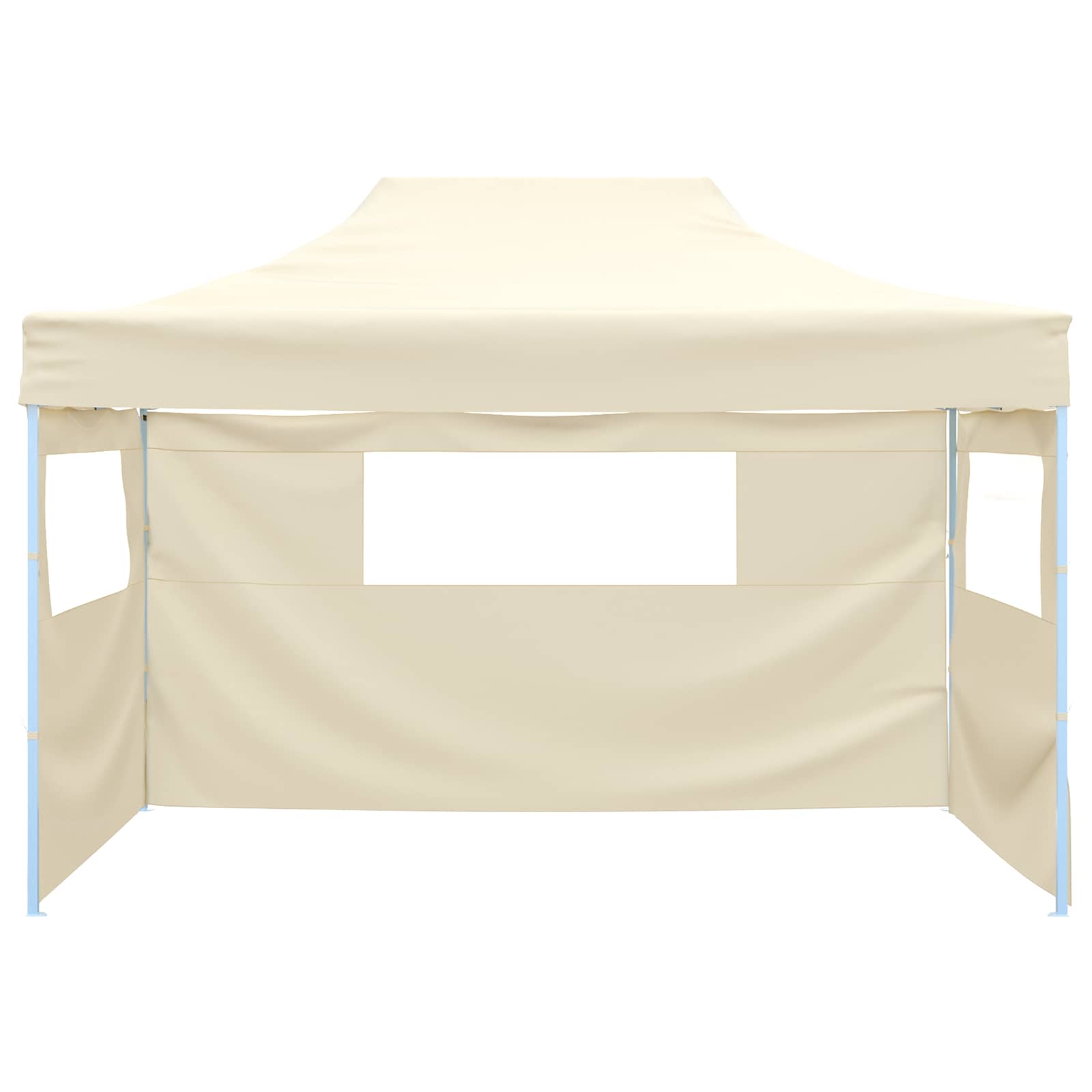Tenda de festa creme 280 x 410 x 315 cm tecido oxford